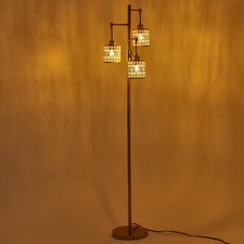 Crystal Shade Tall Stem Floor