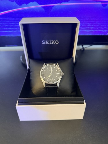 Seiko men watch quartz - seiko, black