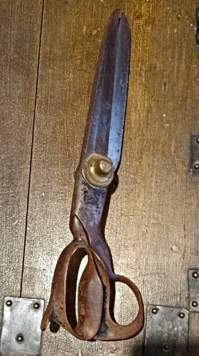 Antique large tailor - antique, scissors
