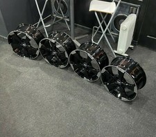 Ex Display 18” Audi RS3 Rotor Style Alloy Wheels Gloss Black - Audi A3 + more