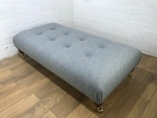 CUSTOM FOOTSTOOL - BED END /