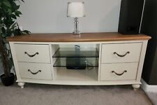 Montreux Antique White and Pale Oak TV Entertainment Unit