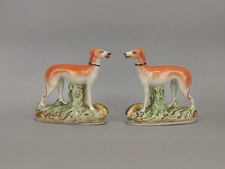 Pair of antique Staffordshire