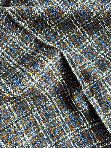 Vintage wool tweed check/plaid