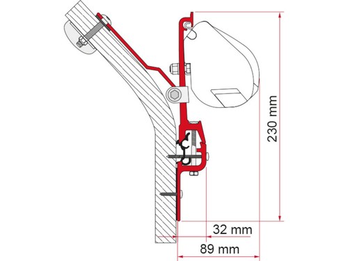 Fiamma motorhome f35 adapter - motorhome,