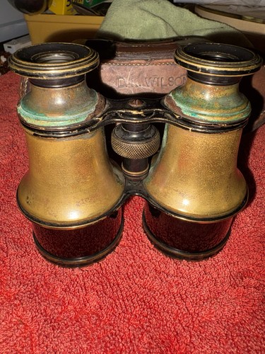 Antique binoculars with - antique,