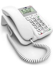 BT Decor 2200 Corded Telephone White With Loud Speaker Caller Id Easy To Use