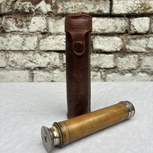 Vintage boy scout draw brass - vintage, 3-draw