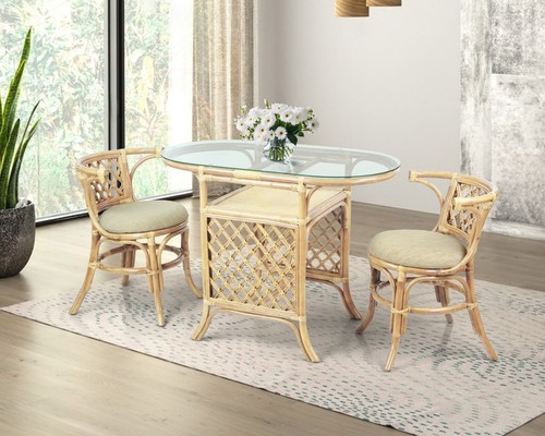 Borneo handmade rattan dining - handmade,