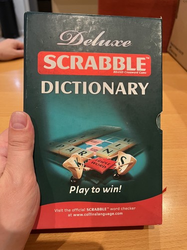 Deluxe scrabble dictionary - scrabble, by
