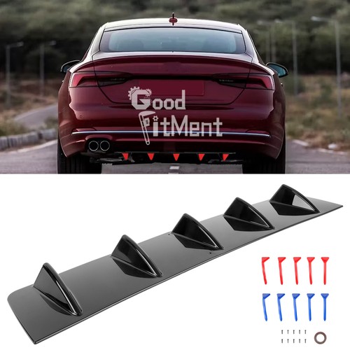 Rear bumper diffuser spoiler - rear,