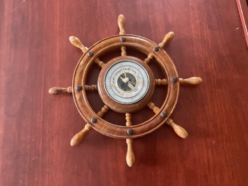 Vintage retro ships wheel - ,