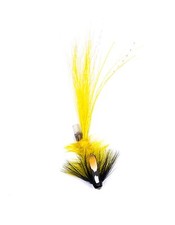 Pot Belly Pig Yellow & Black Salmon/Sea Trout Tube Flies Sizes 0.5/1 inch