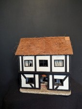 Vintage Wooden Tudor Cottage Doll House
