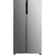 Beko ASL1532PX 90cm Frost Free American Fridge Freezer Brushed Steel D Rated