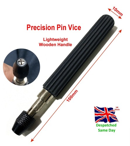 Precision pin vice 110 long - vice,