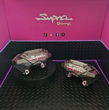 TOYOTA SUPRA JZA80 MKIV MK4 FRONT BRAKE CALIPERS 4 POT GUNMETAL