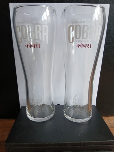 Cobra pint glasses - pint,