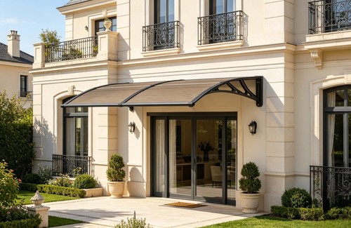 Front window canopy porch - front,