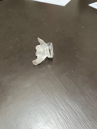 Lalique glass figurine signed