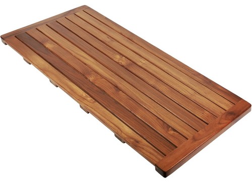 Utoplike teak shower mat - teak,