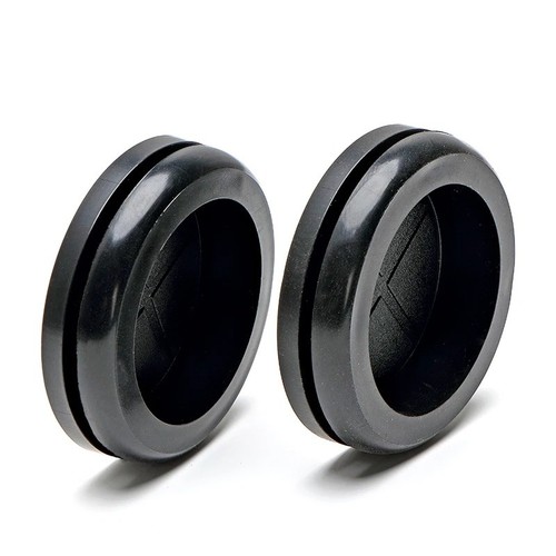 Black blanking grommets rubber - black,