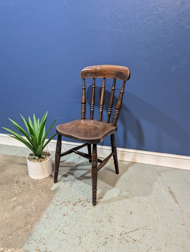 Antique elm chair farmhouse - antique,
