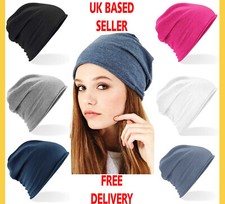 Soft Cotton Jersey Beanie Hat