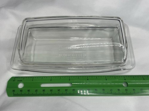 Pyrex clear glass - glass, covered