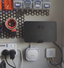 Sky Broadband Router Mount/Bracket Sky Hub -Sky Box Model's SR203 & SR204 ONLY