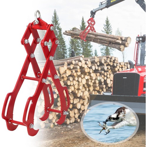 Log lifting tongs 4 claw - log,