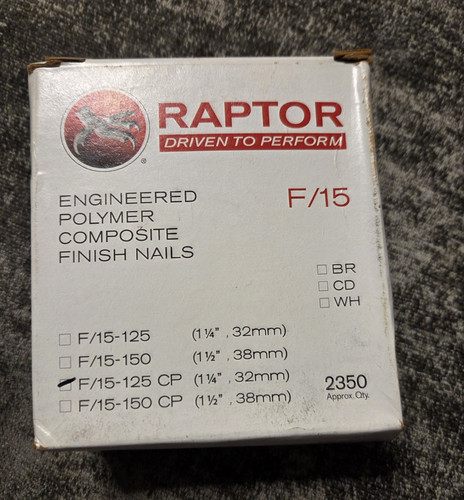 Raptor 125 cp 15 - f/15,