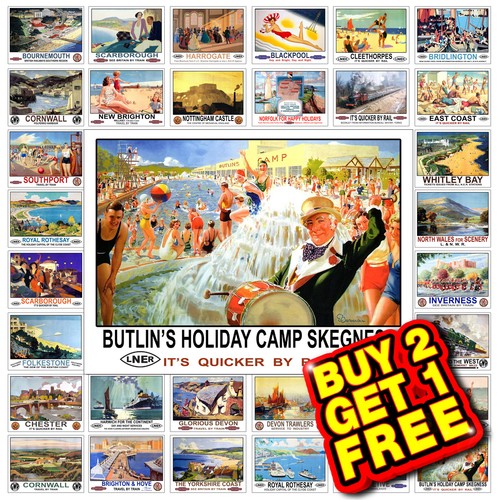 Metal tin sign plaque railway - sign,