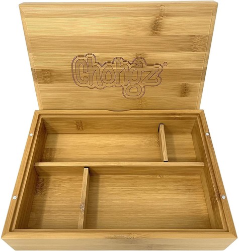 Lacquer bamboo smoking box - lacquer,