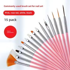 15PCS Gel Nail Art Brushes Set