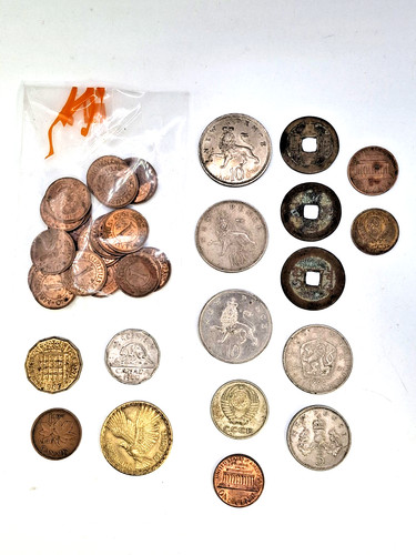 World coin lot old foreign - coin,