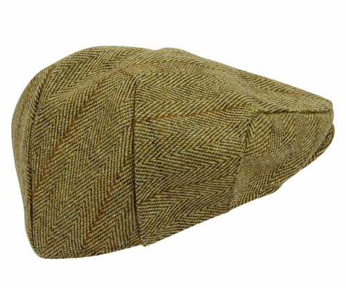 Tweed flat cap wool - cap, derby