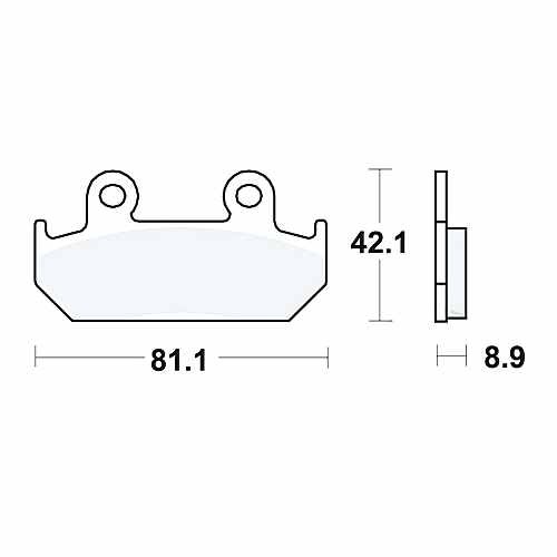 Trw brake pads - standard, mcb562