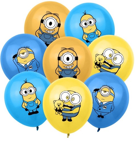 Minion balloon birthday party - balloon,