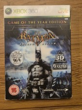 Batman: Arkham Asylum Game of the Year Edition - Xbox 360 - Complete - VGC