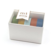 MT Washi Tape Gift Box  0.35" x 23' (Matte) / 5 Pack