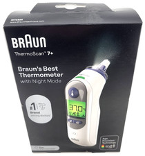 BRAUN THERMOSCAN 7+ Baby / Child Digital Ear Thermometer IRT6525 IRT 6525 White