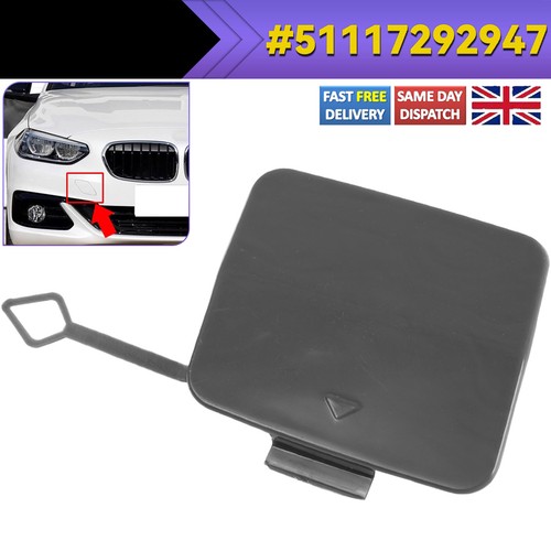 Front bumper tow eye cover - front,