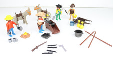 Playmobil Western 3747 Gold Prospectors Vintage Cowboys Miners Set Geobra