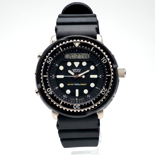 Seiko 150m hybrid diver - seiko,