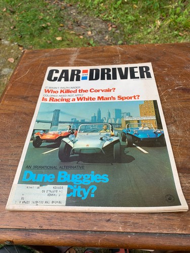 Vintage car and driver - and,