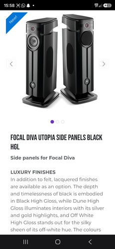 Focal diva utopia side panels - focal,