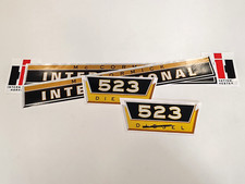 International 523 Mc Cormick Tractor Aftermarket Decal Sticker Set