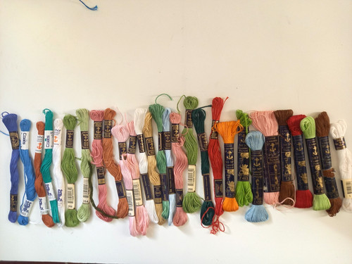 Anchor embroidery cotton lot - cotton,