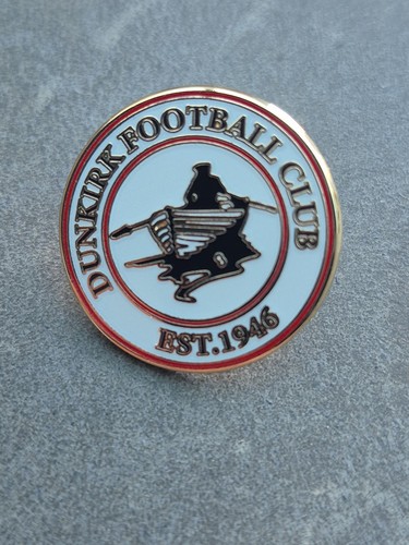 Dunkirk football club enamel - football,